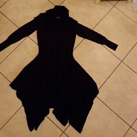 nina leonard sweater dress